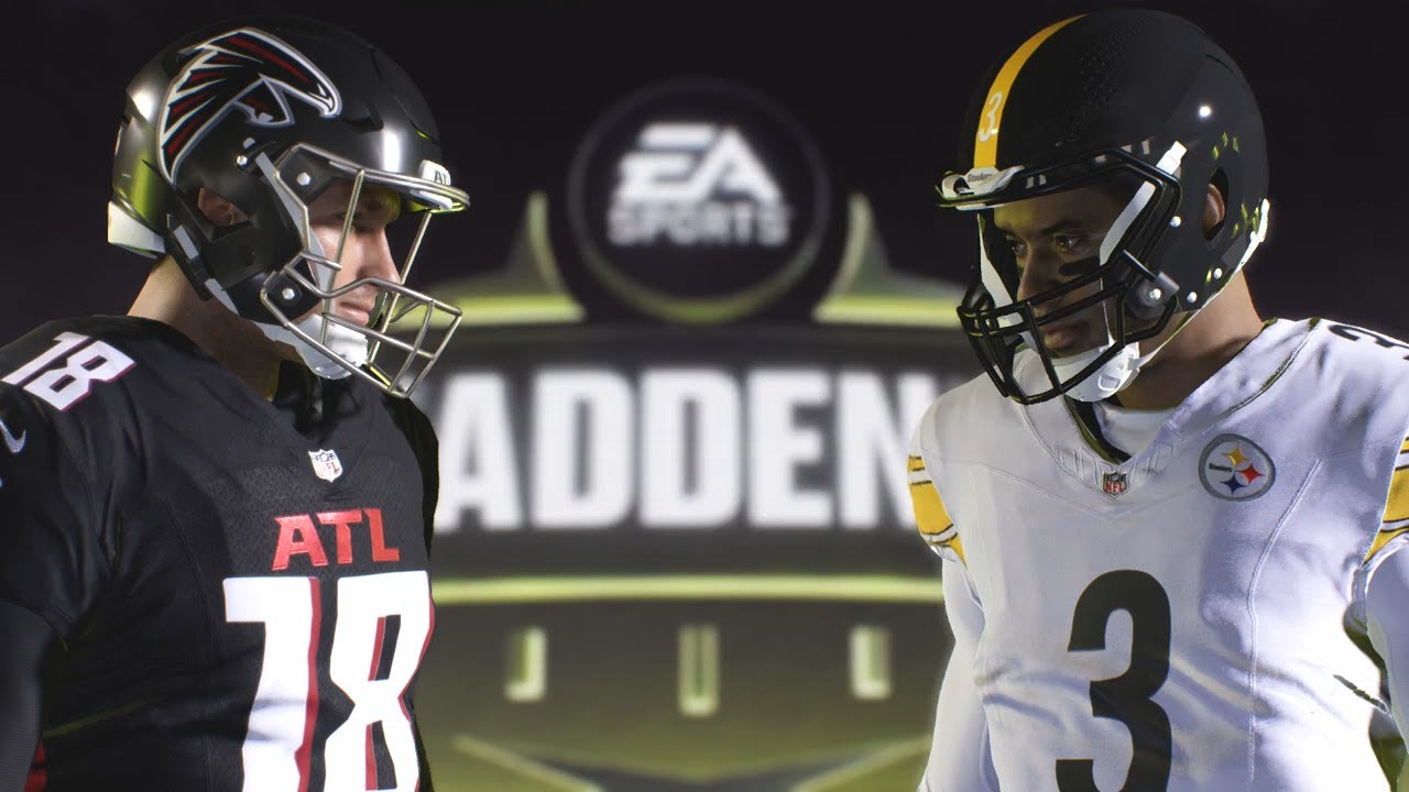 Madden NFL 24 - Pittsburgh Steelers Vs Atlanta Falcons Simulation PS5 (Updated Rosters)