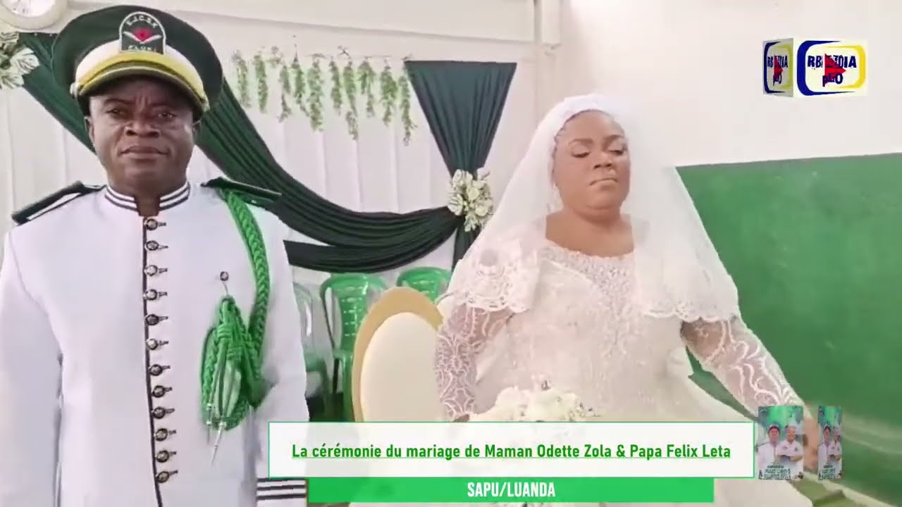 MARIAGE RELIGIEUX DE PAPA LETA FELIX ET MAMAN ODETTE ZOLA.SAMEDI 13 SEPTEMBRE 2025 A LUANDA