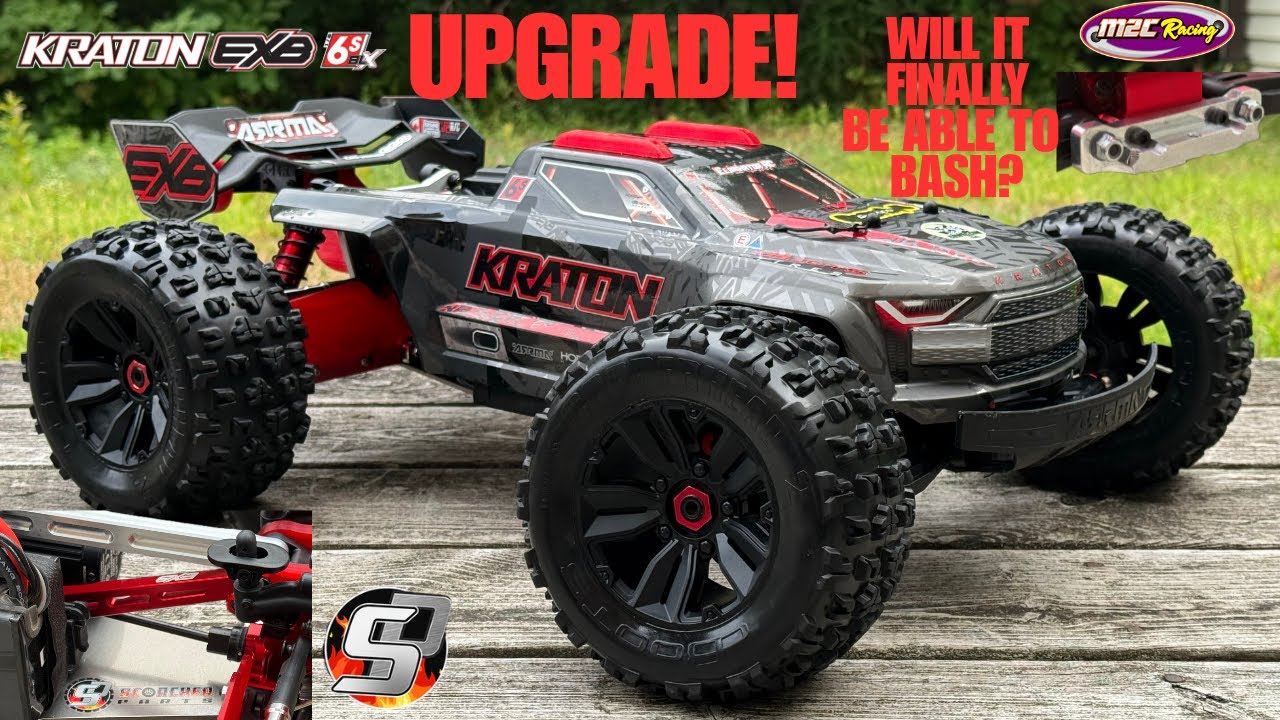 Arrma Kraton 6s EXB RTR Upgrade (Scorched RC Titanium Chassis, M2C)