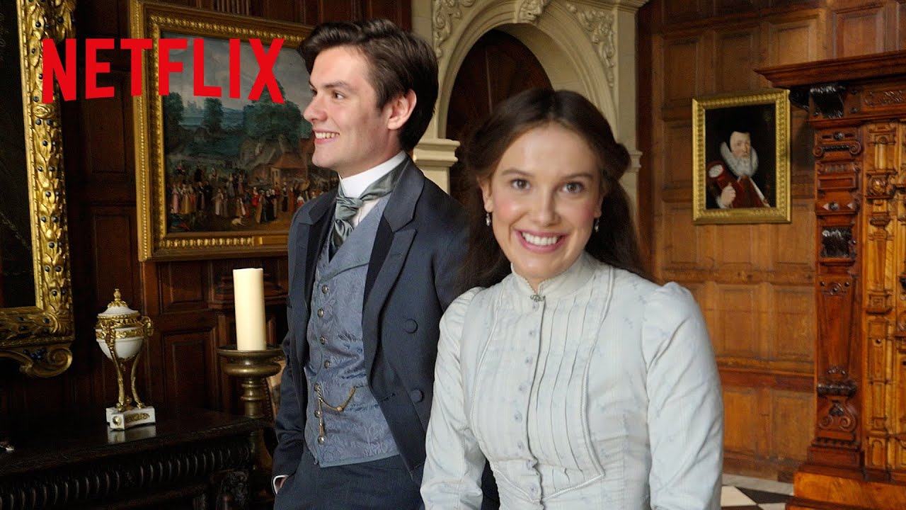 Enola Holmes 3 Behind the Scenes House Tour with Millie Bobby Brown and Louis Partridge | Netflix