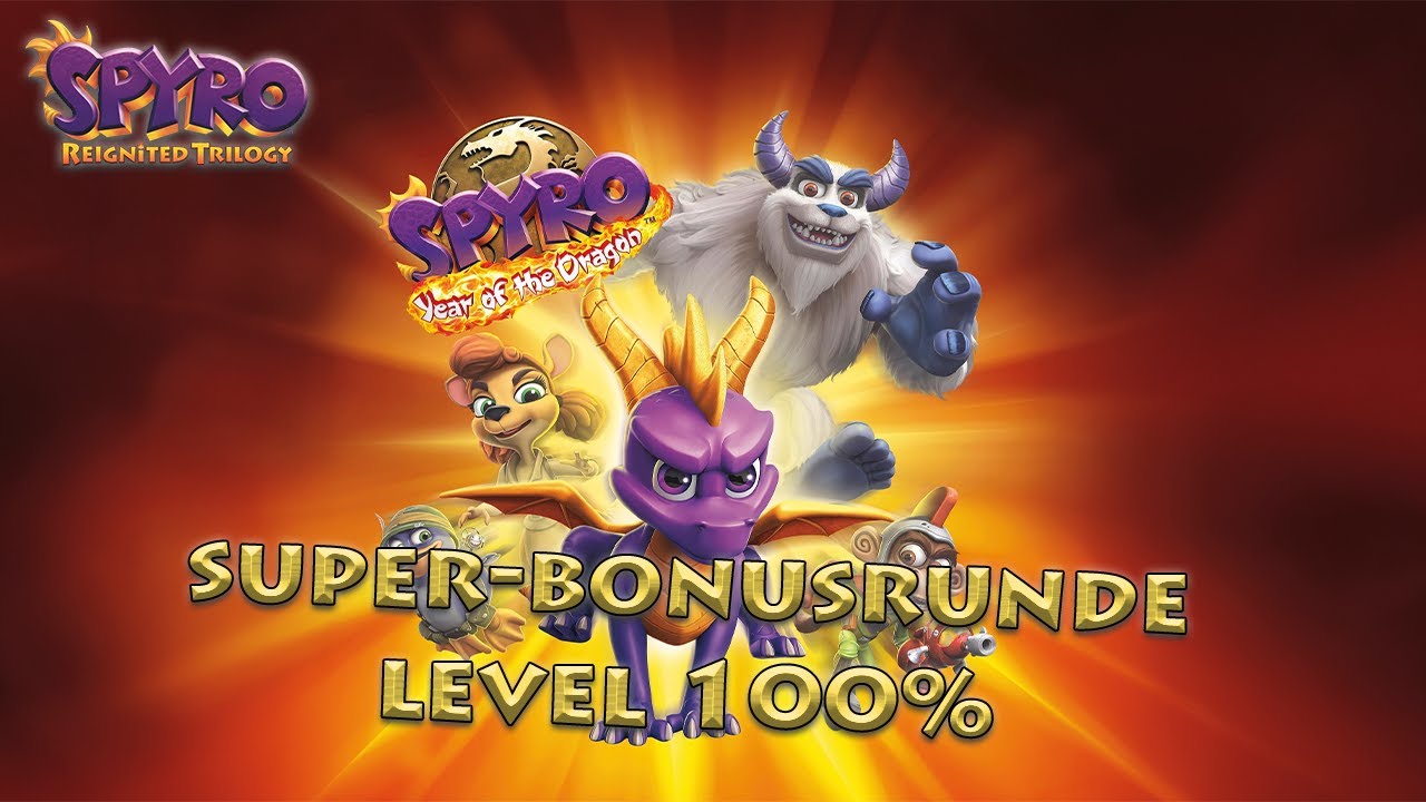 Super-Bonusrunde Level 100% • Spyro Year of the Dragon