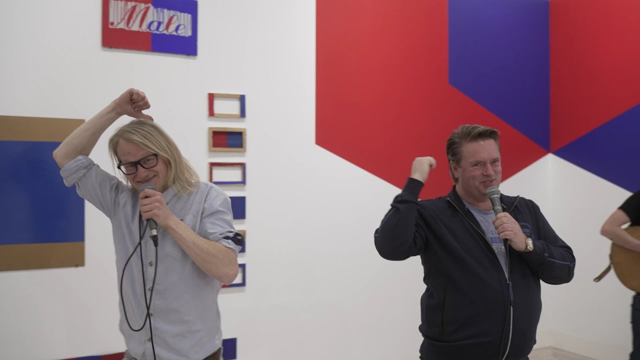 KUNST UD TIL FOLKET - To Farver (live Holstebro Kunstmuseum, Feat. Kandis-Johnny)