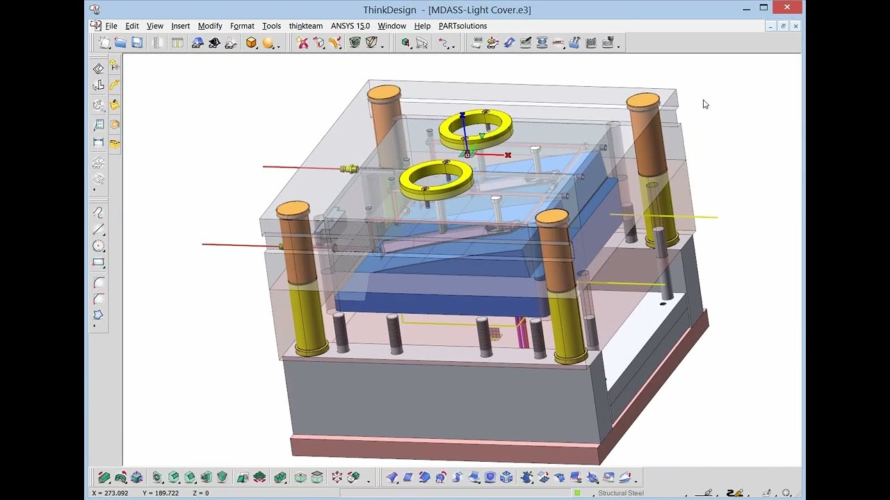 Mold Cooling - Mold Design with ThinkDesign