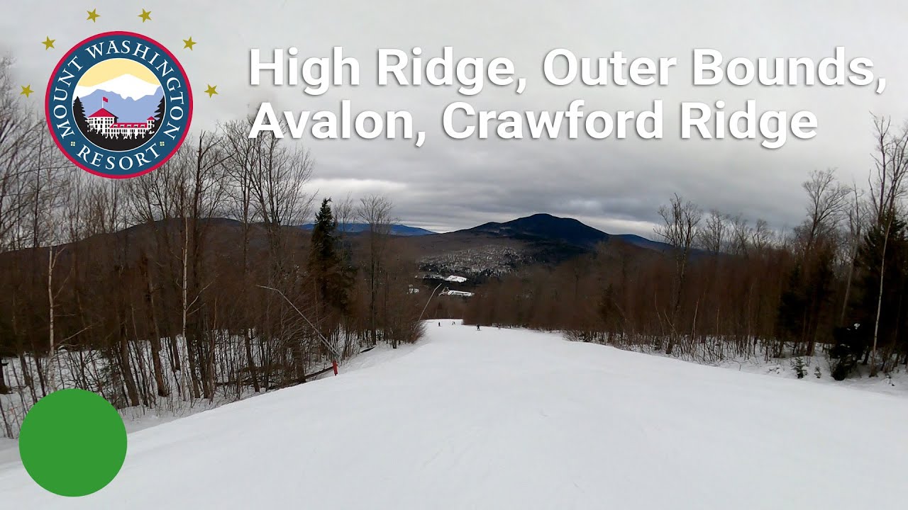 Bretton Woods - High Ridge to Outer Bounds to Avalon to Crawford Ridge (Top to Bottom Run)