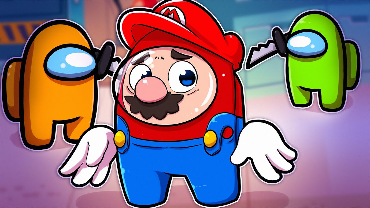 SUPER MARIO NO AMONG US! (ANIMAÇÃO)