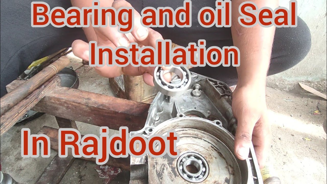 Rajdoot| Engine| Restoration| Part -1 Bearing and Oil Seal Installation| Explained in| Tamil
