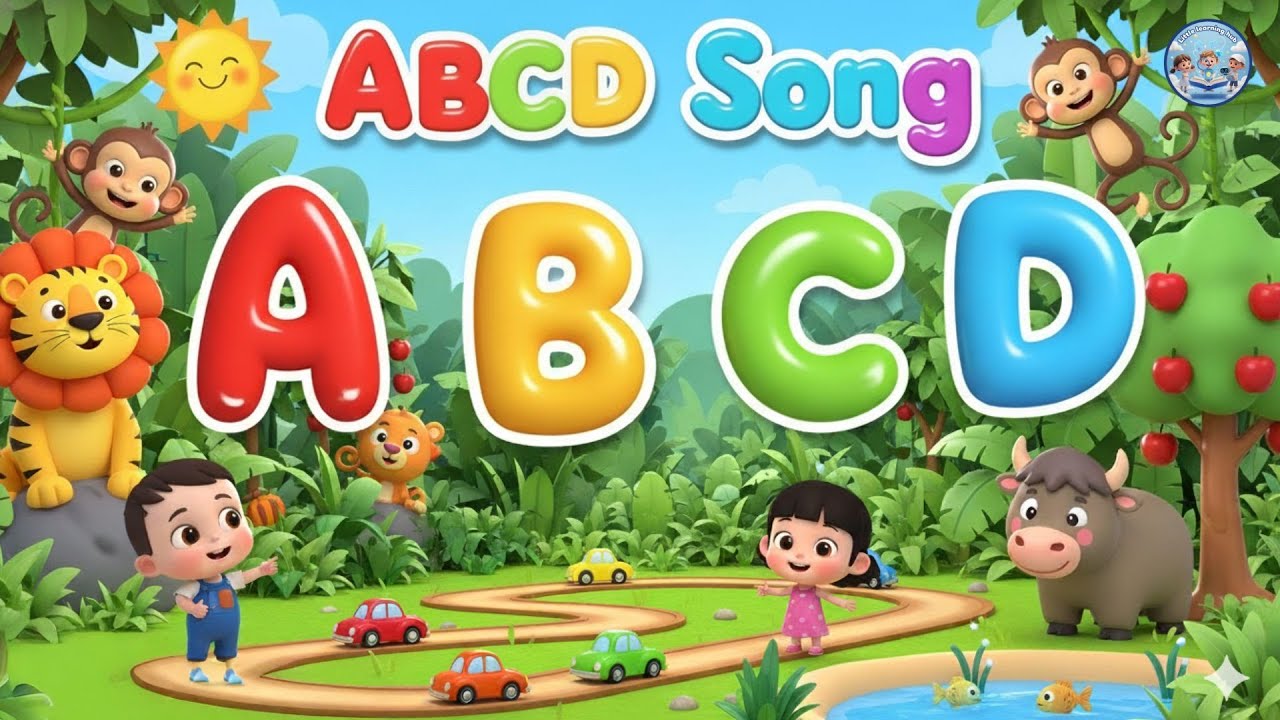 ABCD Song for Kids | Fun 3D Alphabet Learning Video for Toddlers & Preschoolers