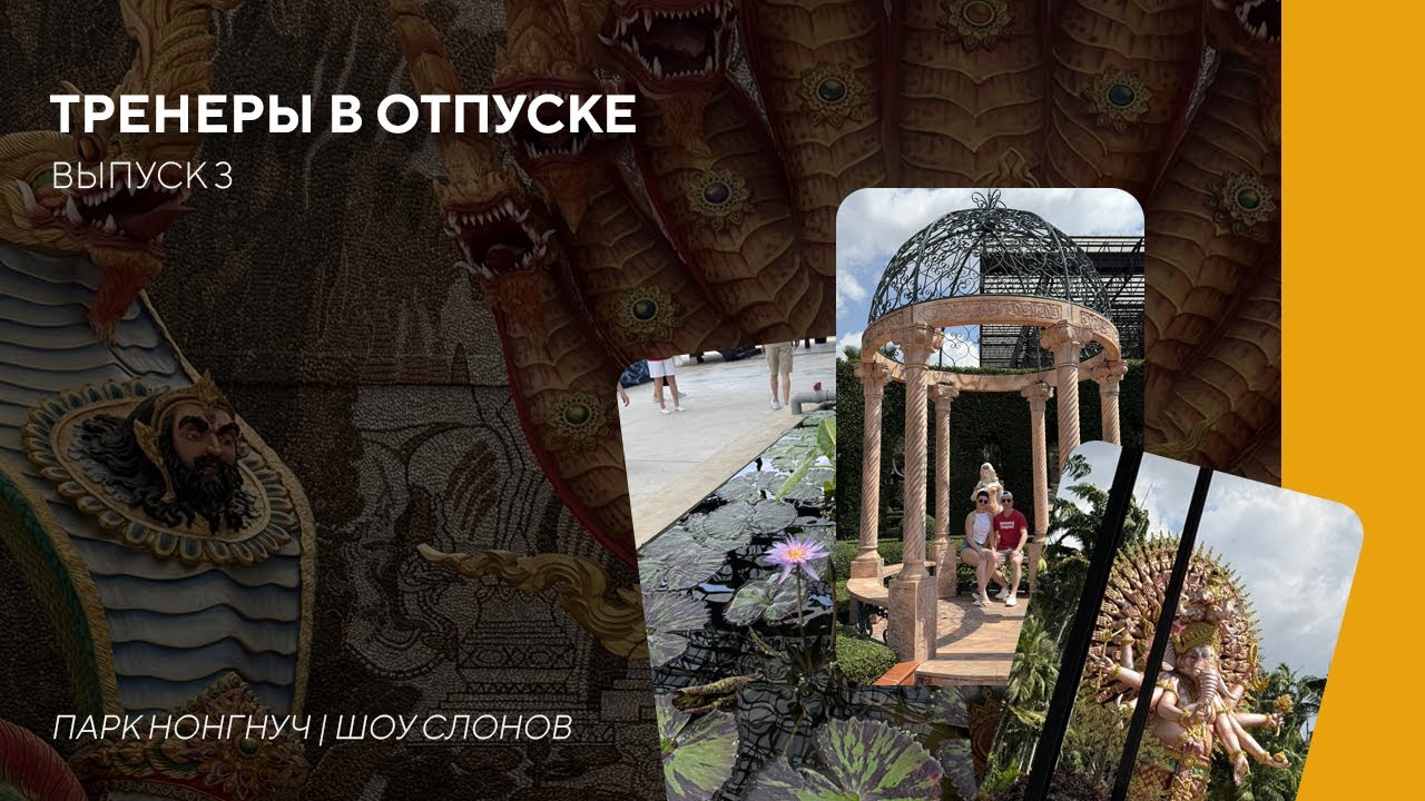 ТРЕНЕРЫ В ОТПУСКЕ | ПАРК НОНГНУЧ | ШОУ СЛОНОВ