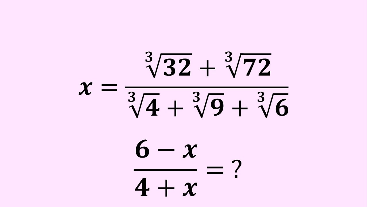 A Mind Blowing Algebra Challenge | Can You Solve?