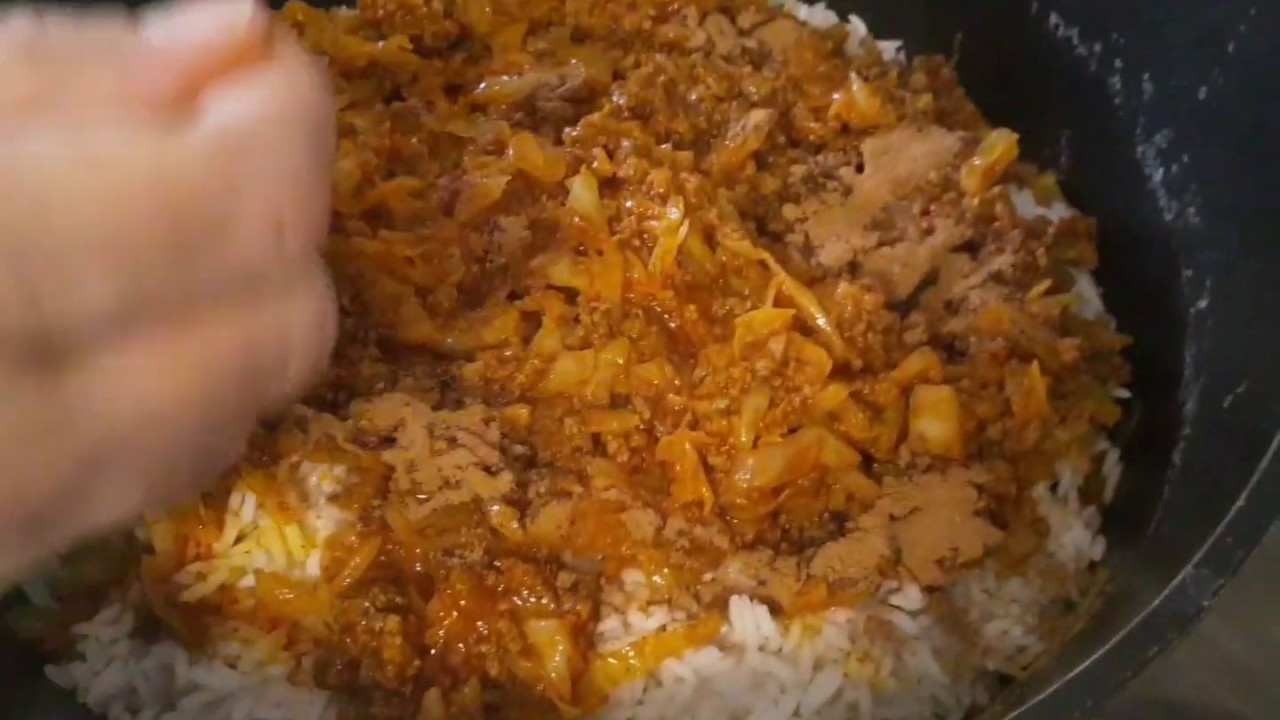 طرز تهیه (کلم پلو تهرانی با تمام فوت و فن) با عمه کتی