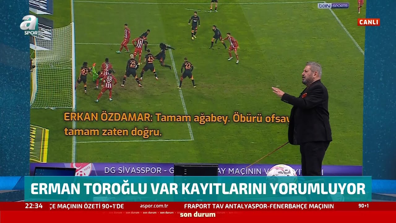Toroğlu'dan Sivasspor Galatasaray VAR Yorumu: 