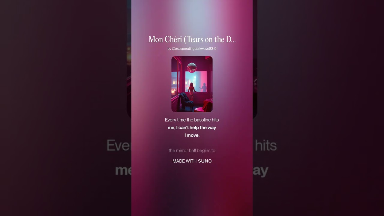 Mon Chéri (Tears on the Dancefloor) (Version 1) (Compilation)