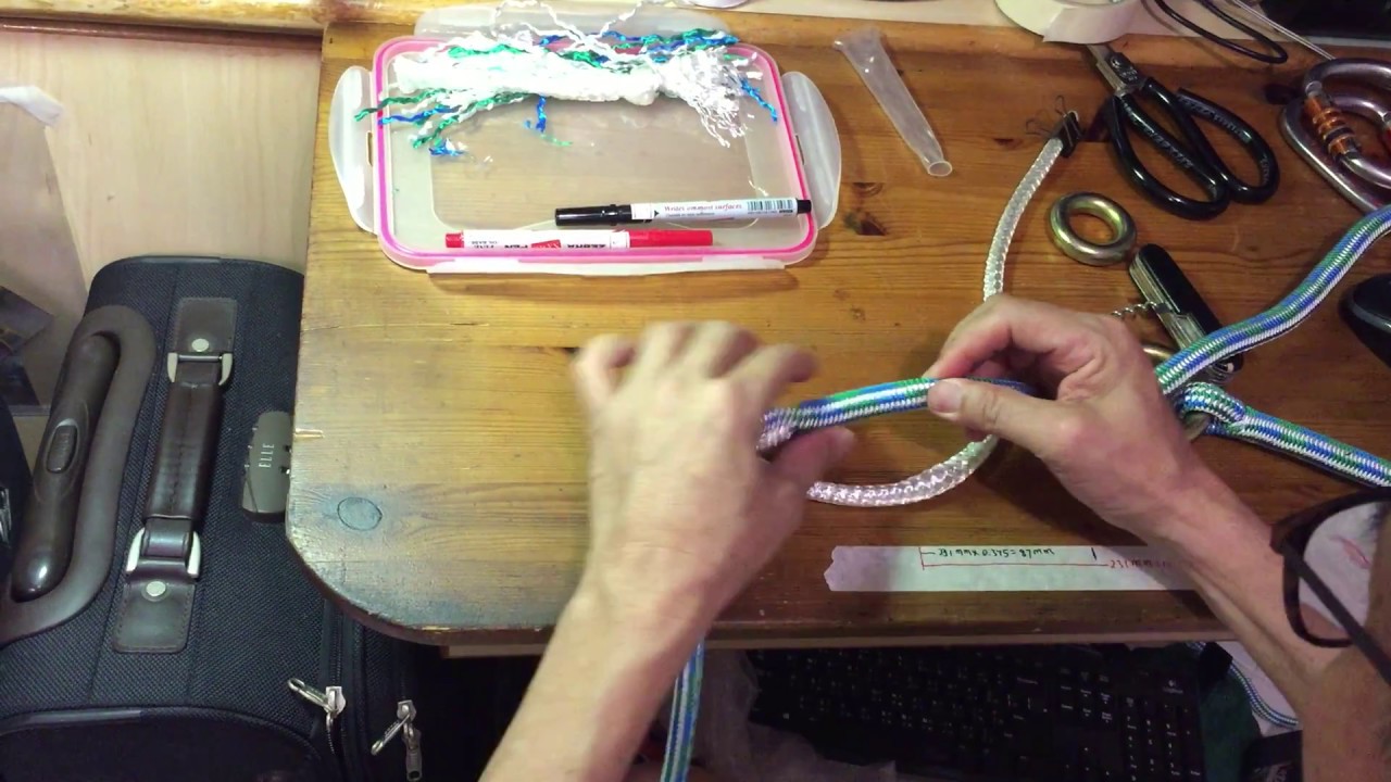 Splicing 11mm climbing rope #Splicing