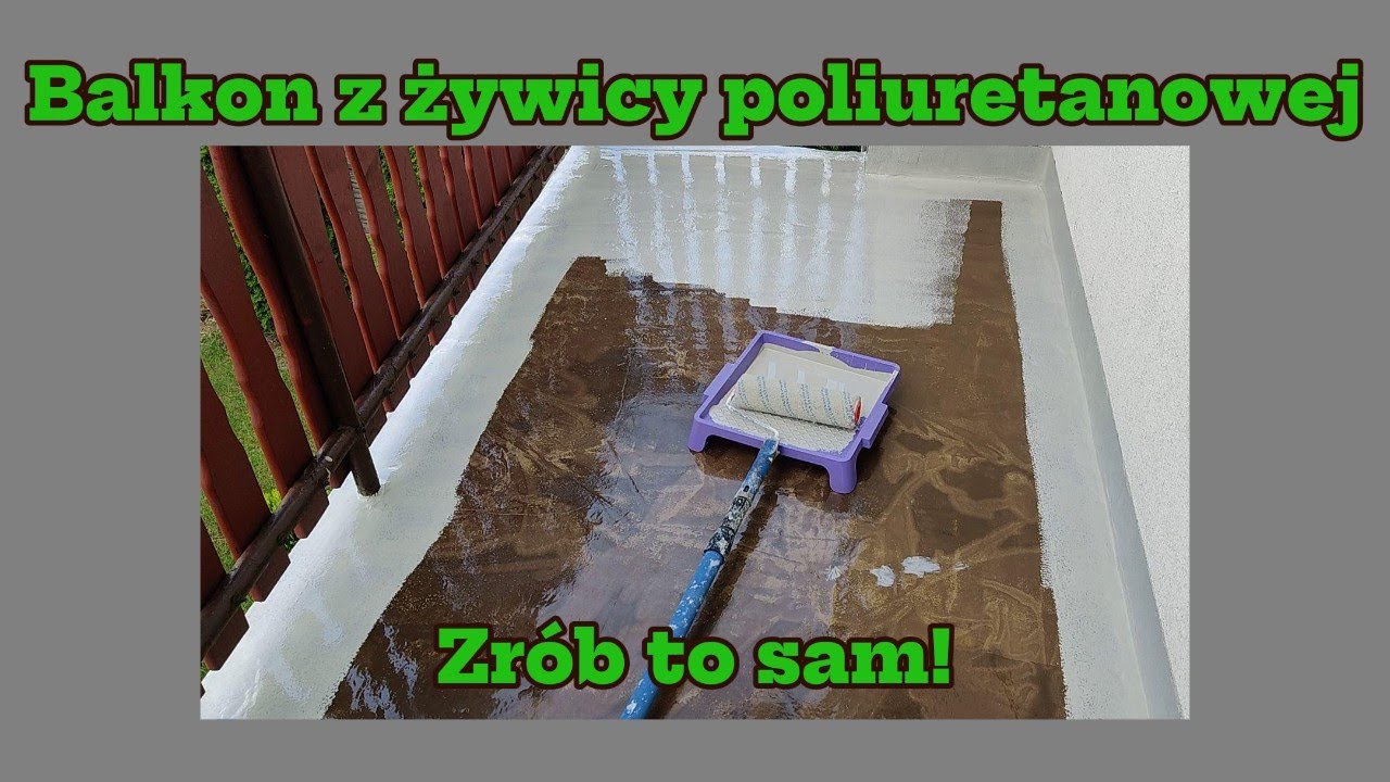Balkon z żywicy poliuretanowej. Zrób to sam!