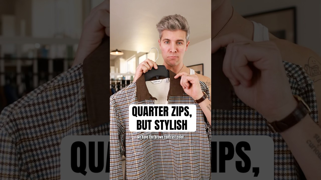 Make Your Quarter Zip More Stylish