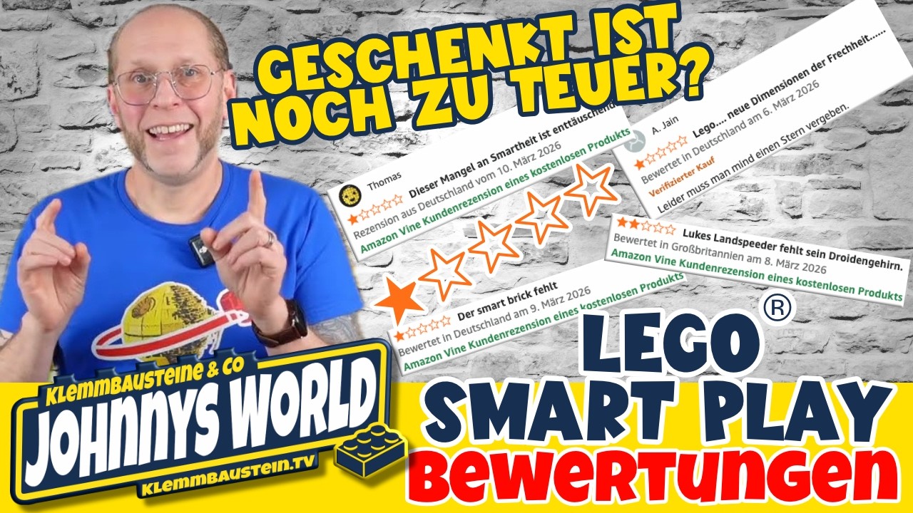 Geschenkt ist noch zu teuer? LEGO Smart Play Bewertungen bei Amazon und LEGO.com