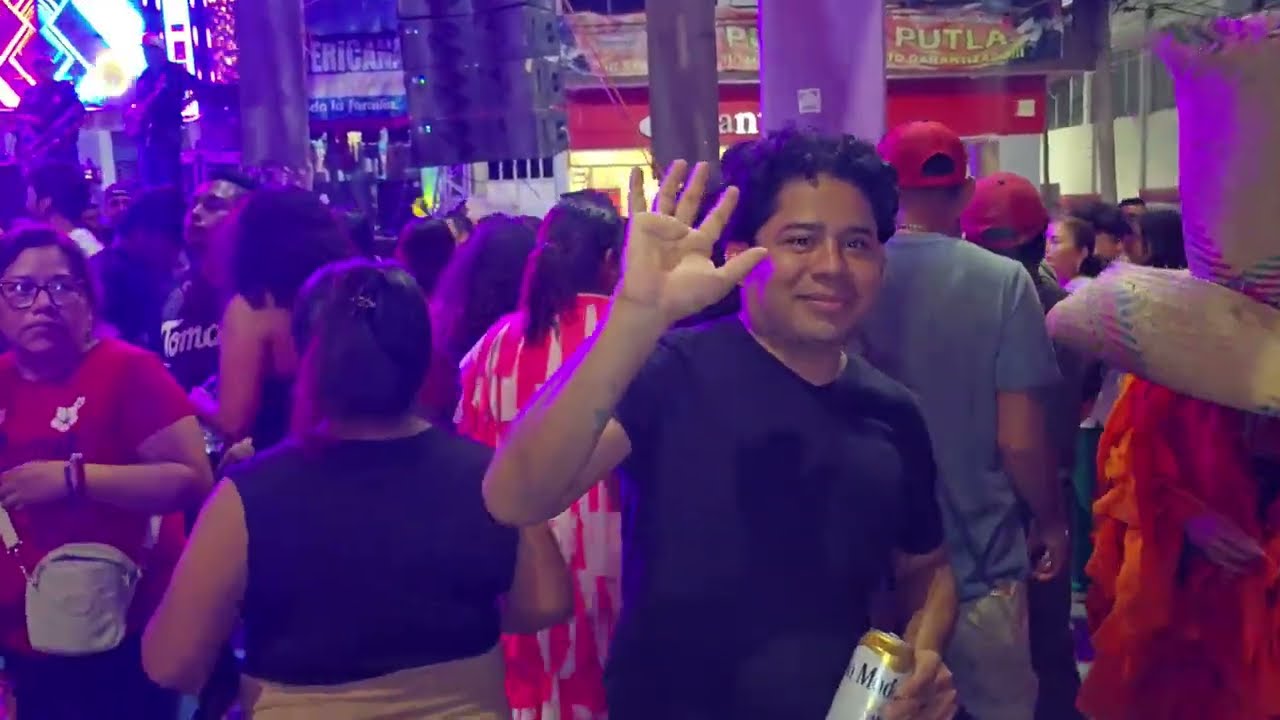 LOS RICHARDS EN EL BAILAZO DEL SEGUNDO DOMINGODE CARNAVAL PUTLECO 2026 parte 3