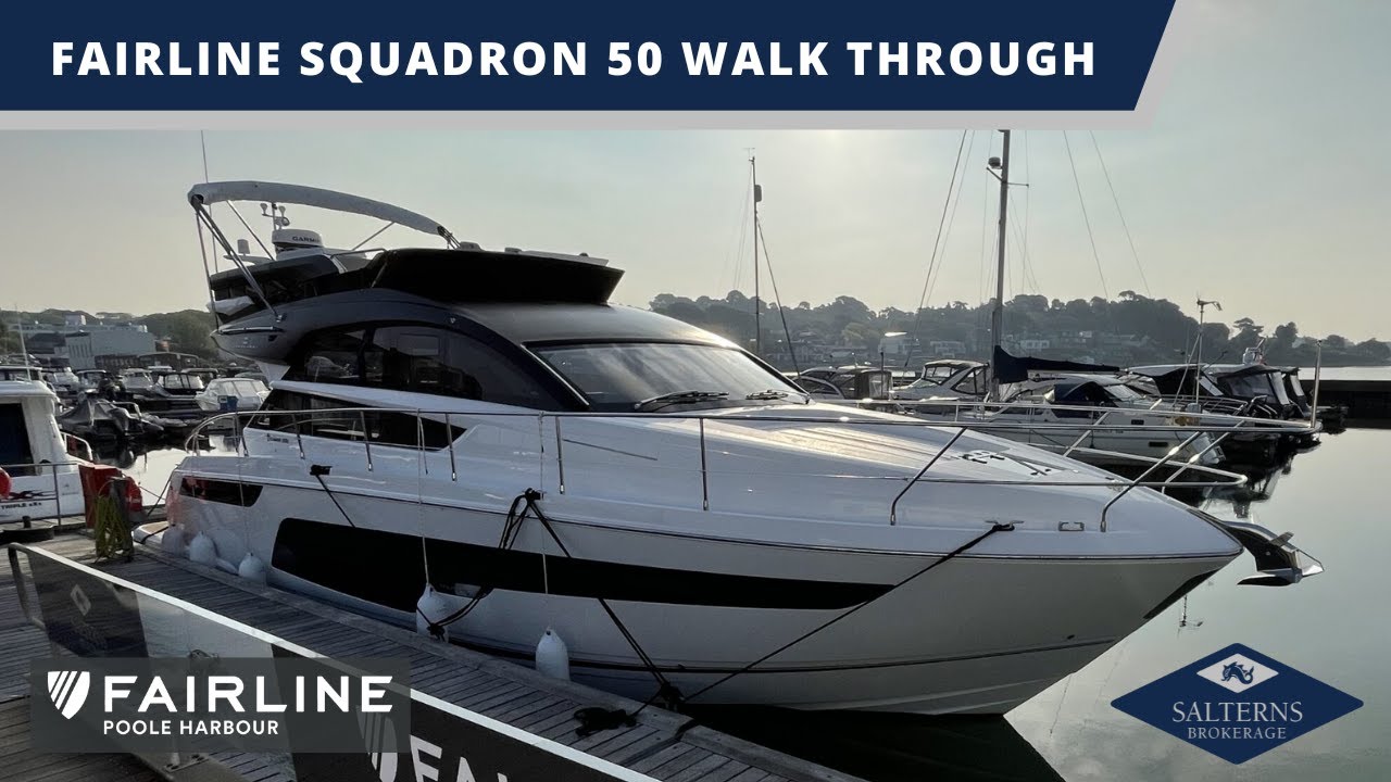 Fairline Squadron 50 Walk Through