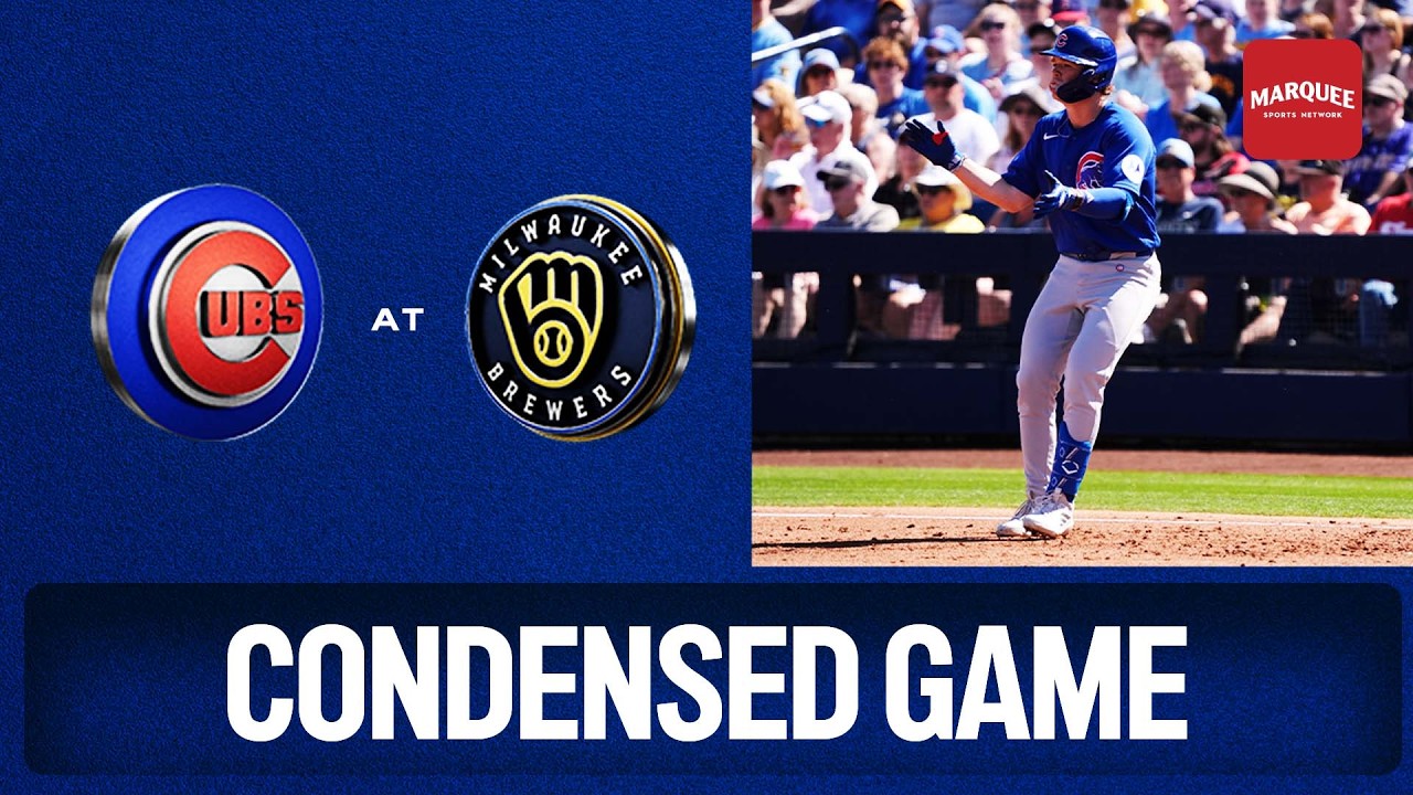 Видеообзор матча «Чикаго Кабс» — «Милуоки Брюэрс» (MLB, 4 марта 2026 г.) | Marquee Sports Network