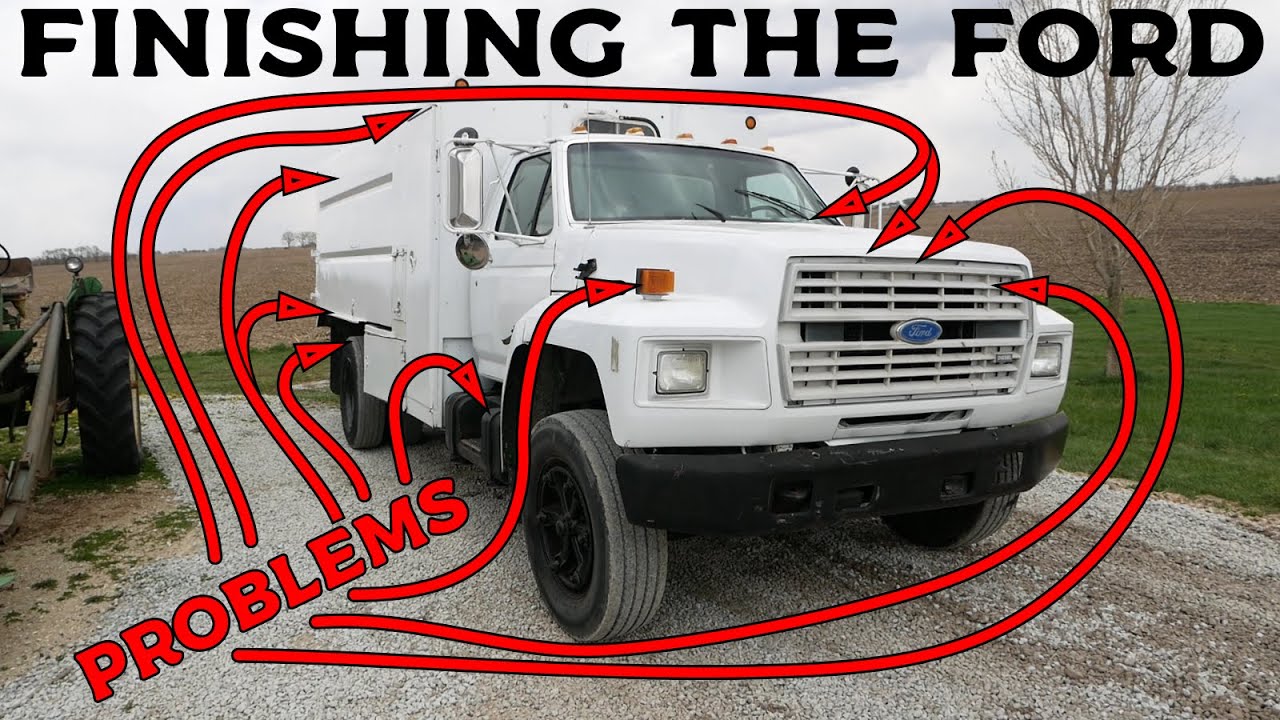 Ford F700 Cummins Chipper Truck Project - P Pump Fuel System, Brake Chambers, and Wiring - Final