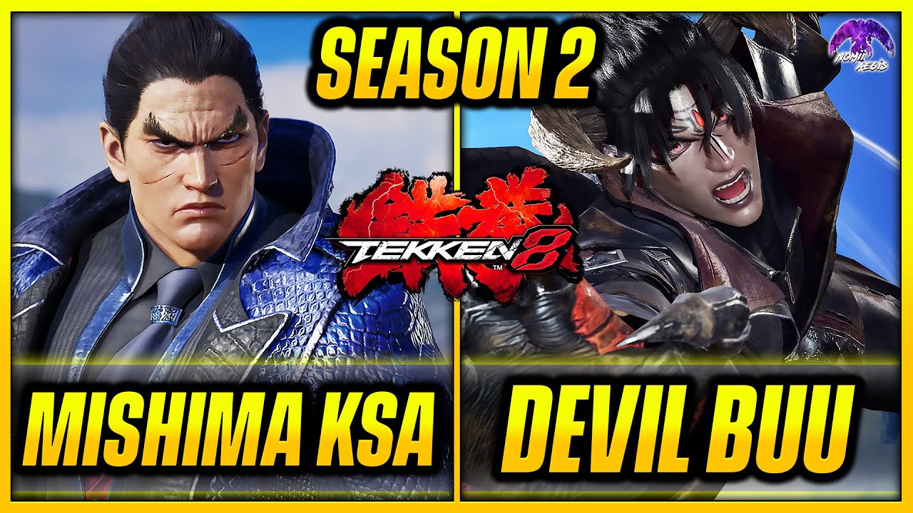 T8 Season 2 ▰ Mishima KSA (Kazuya) VS Devil Buu (Devil Jin) !!【Tekken 8 High Level Gameplay】