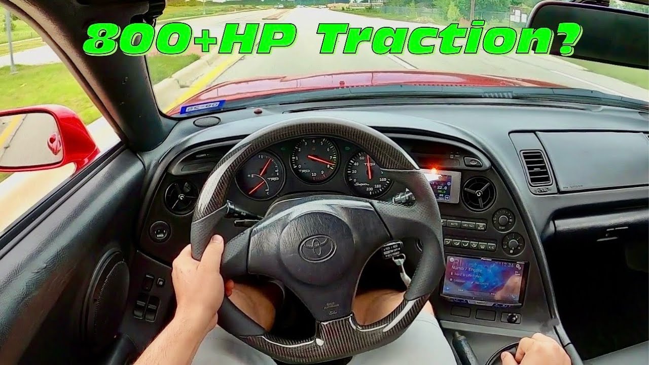 I Took My 800+HP Supra Out For A Drive. MKIV Supra POV Drive