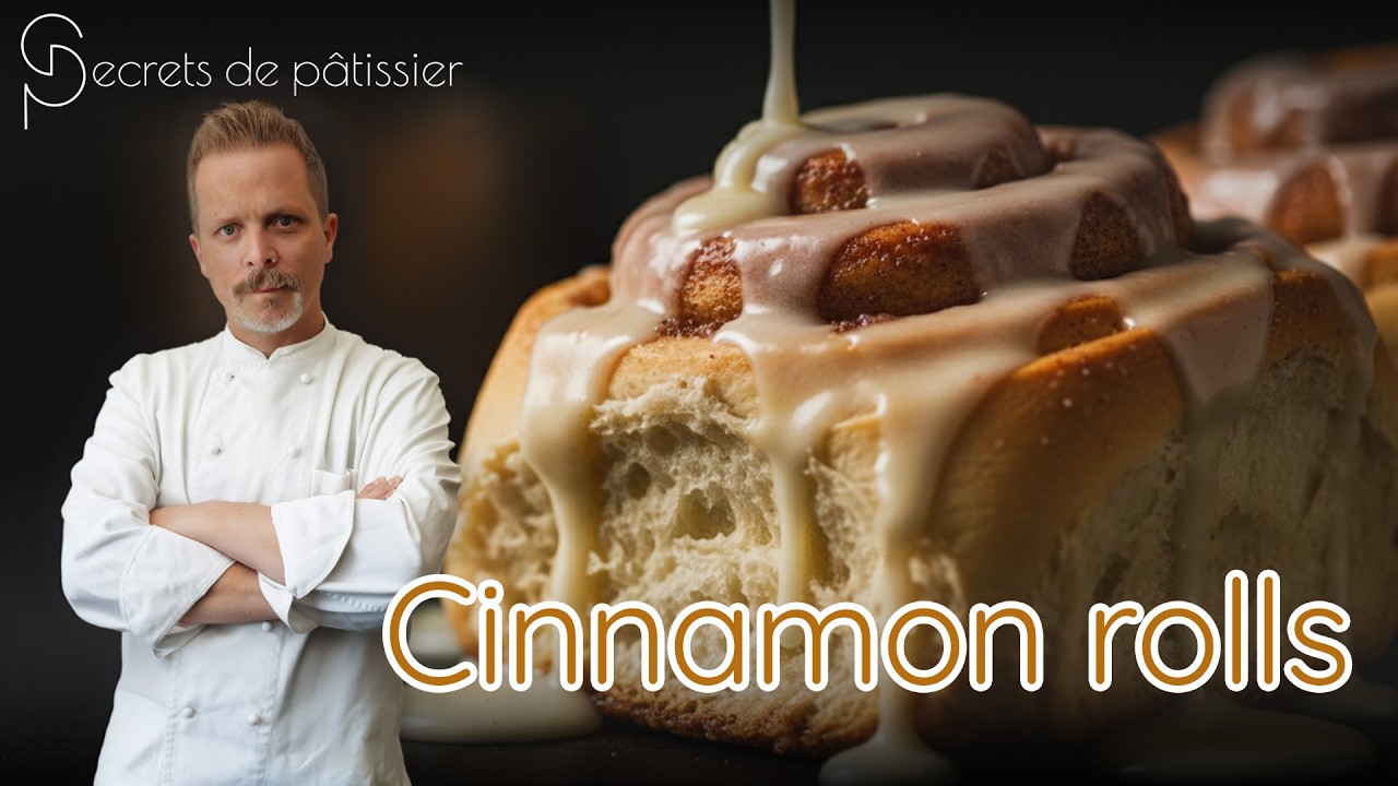 Cinnamon Rolls ultra moelleux | Pâte levée sucrée & glaçage cream cheese