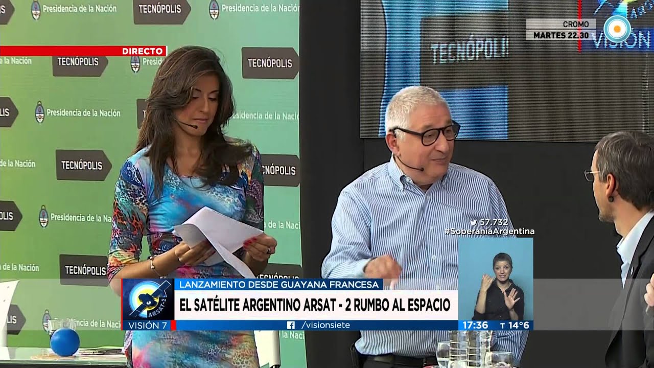 Lanzamiento del satélite Arsat-2