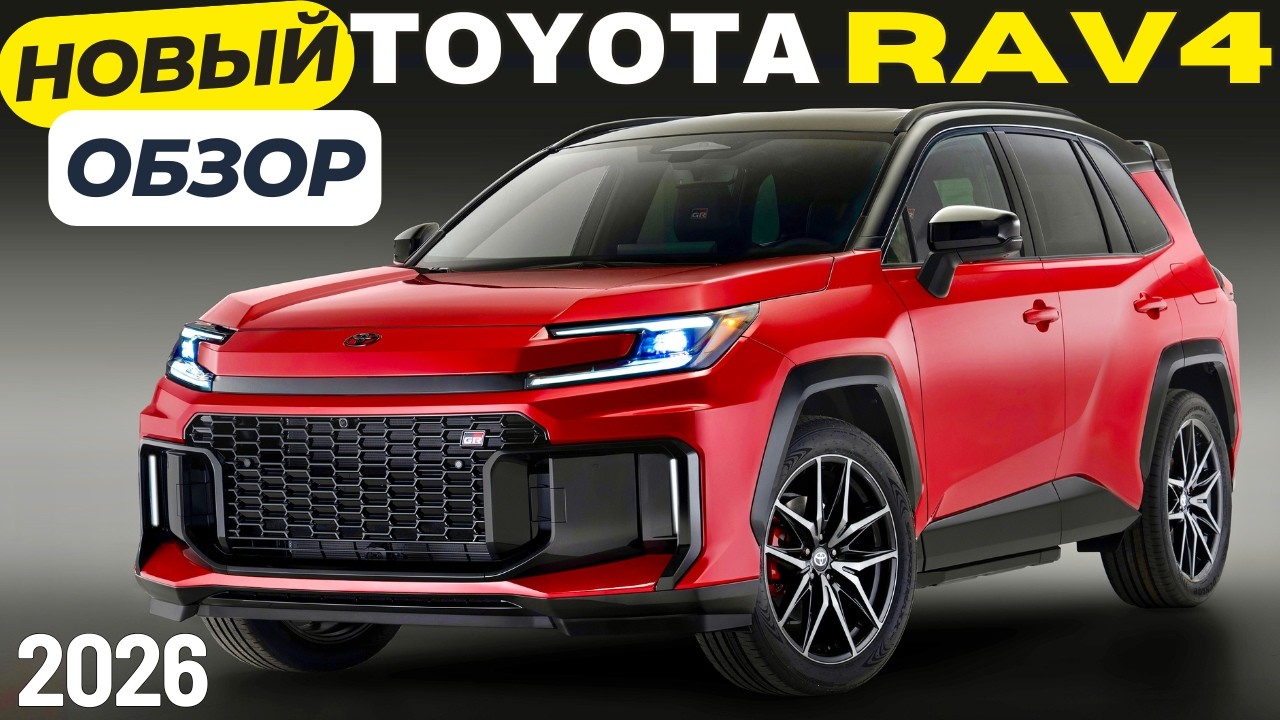Новый Toyota RAV4 2026 УЖЕ ЗДЕСЬ! Первый взгляд на РАВ4