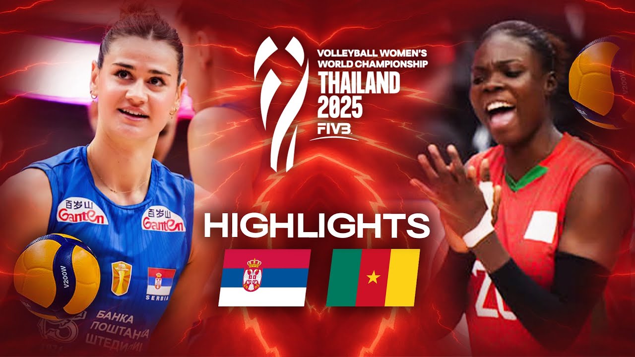 Serbia 🇷🇸 vs. Cameroon 🇨🇲 - Highlights | Women's World Championships 2025