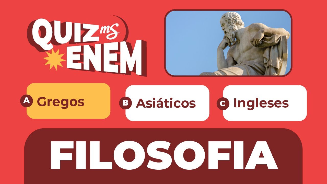 Treinando Questões | Filosofia | QUIZ ENEM | Me Salva! ENEM