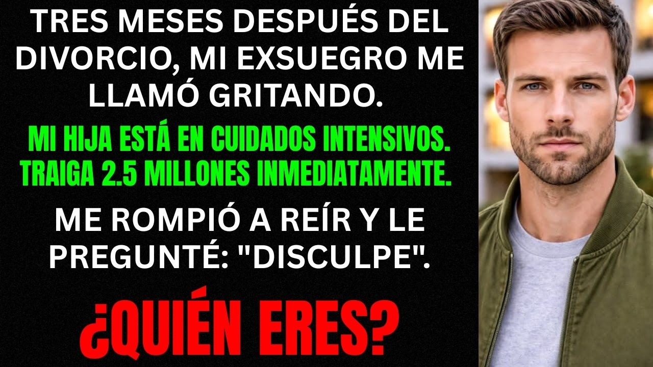 Tres meses después del divorcio, mi suegra me llamó. Mi hija está en cuidados intensivos.