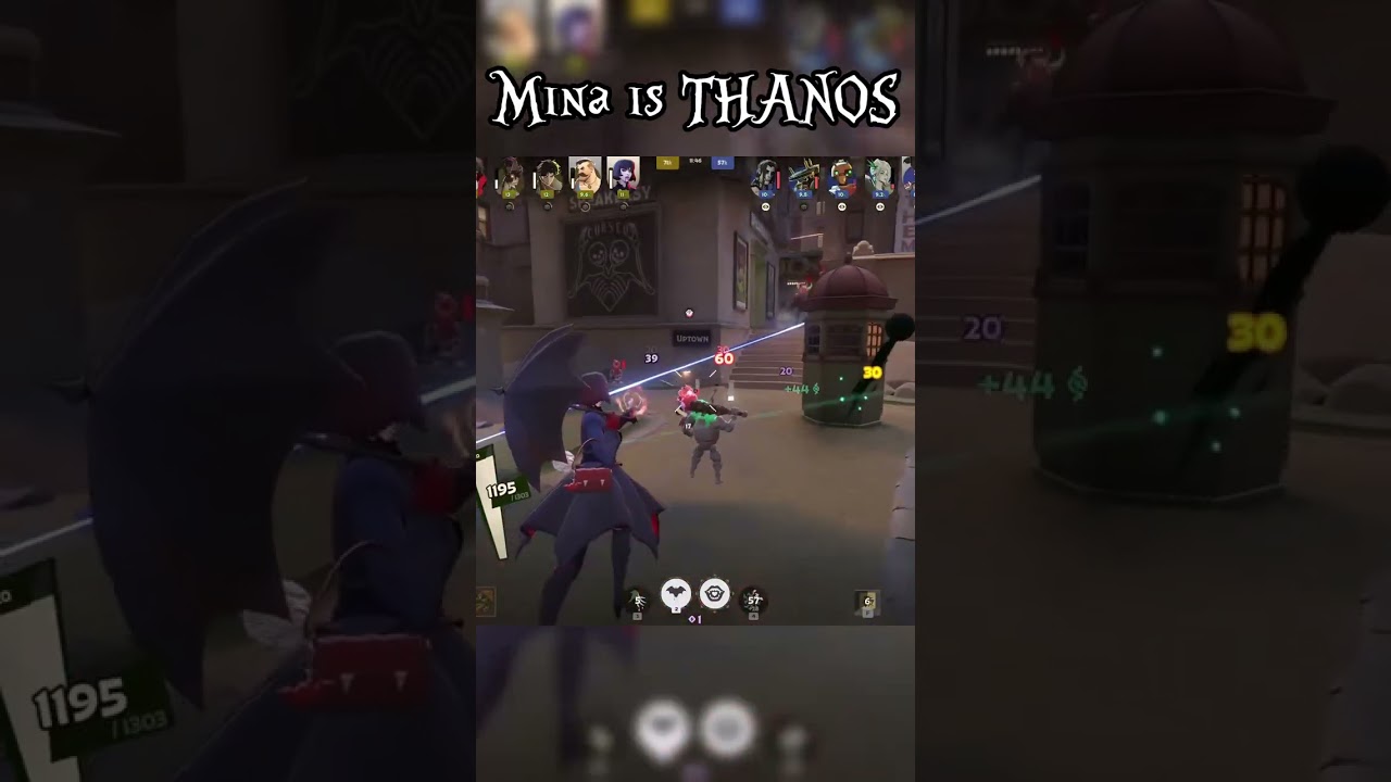 Mina is thanos!! 