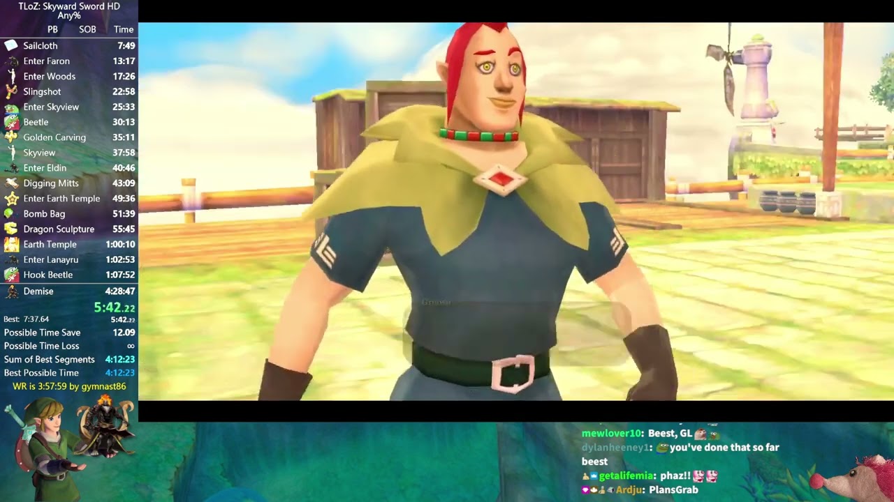 2023-12-07 SSHD any% speedrun because I CAN beat Demise 10x in a row (pt 1)