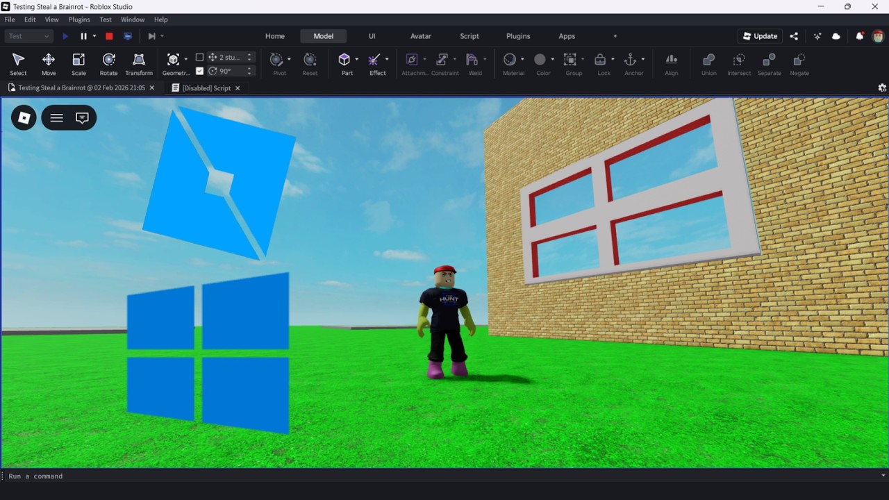 Как создать окна в Roblox Studio | Видеоблог 9