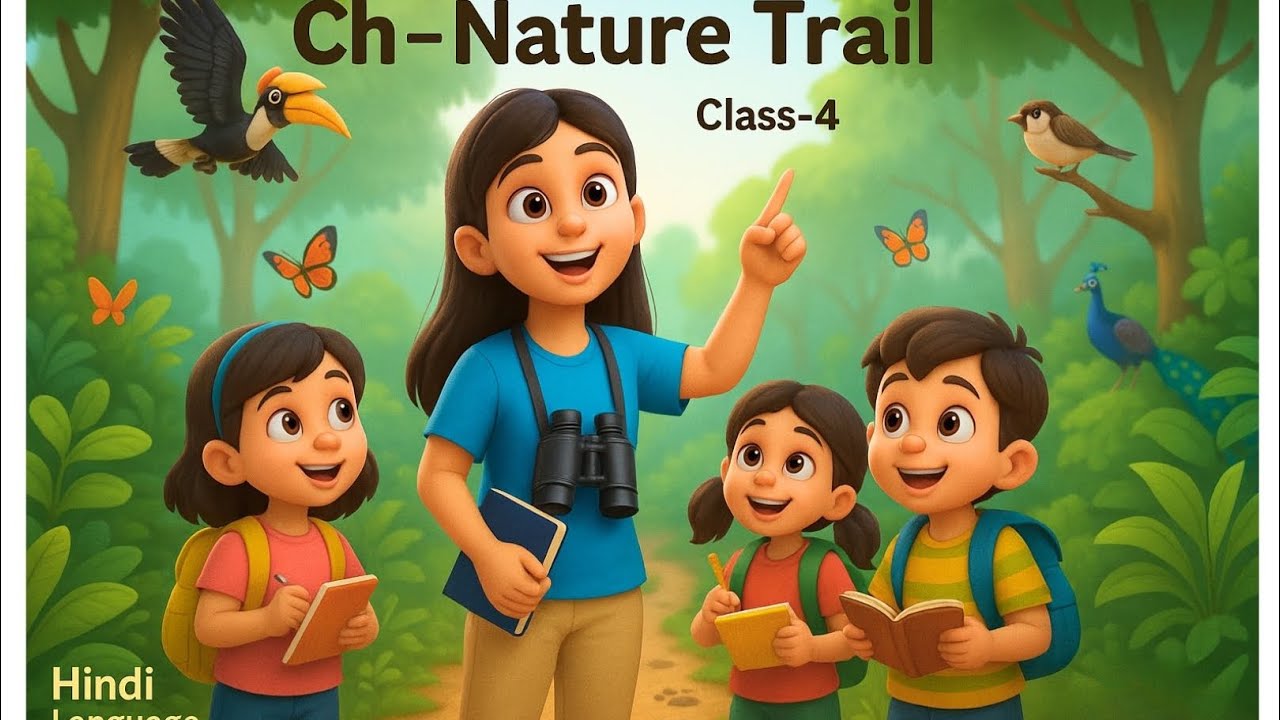 🔍Class-4 TWAU | Nature Trail | Hindi Language | Adventure for Class 4 Kids! 🐦🌿