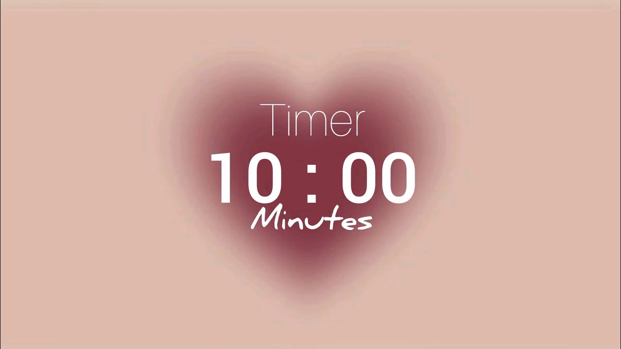 🎀Silent Stopwatch/Timer 10 minutes⌛ | Total Focus | Distraction-Free | Aesthetic 🎀