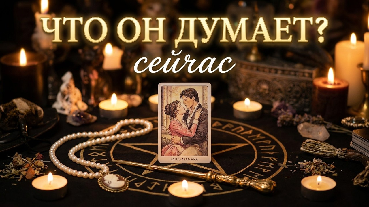 Что он думает о тебе сейчас? гадание на картах