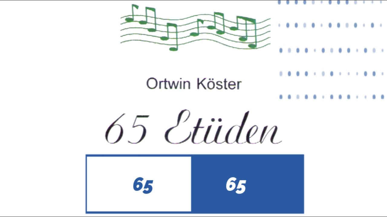 Köster, Ortwin: Etüde Nr. 65 für Fagott