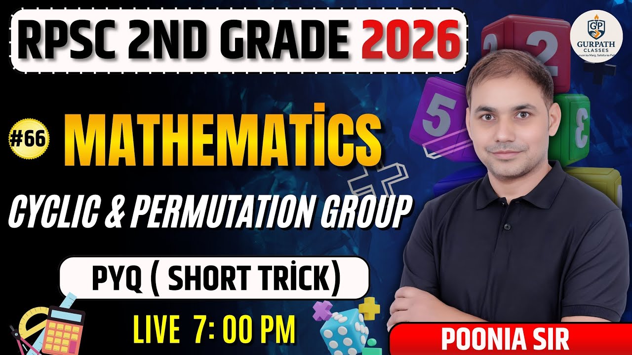 📘 1st Grade | 2nd Grade | UGC–CSIR–NET  Cyclic & Permutation 66   | PYQ | 10 सेकंड में ट्रिक से हल