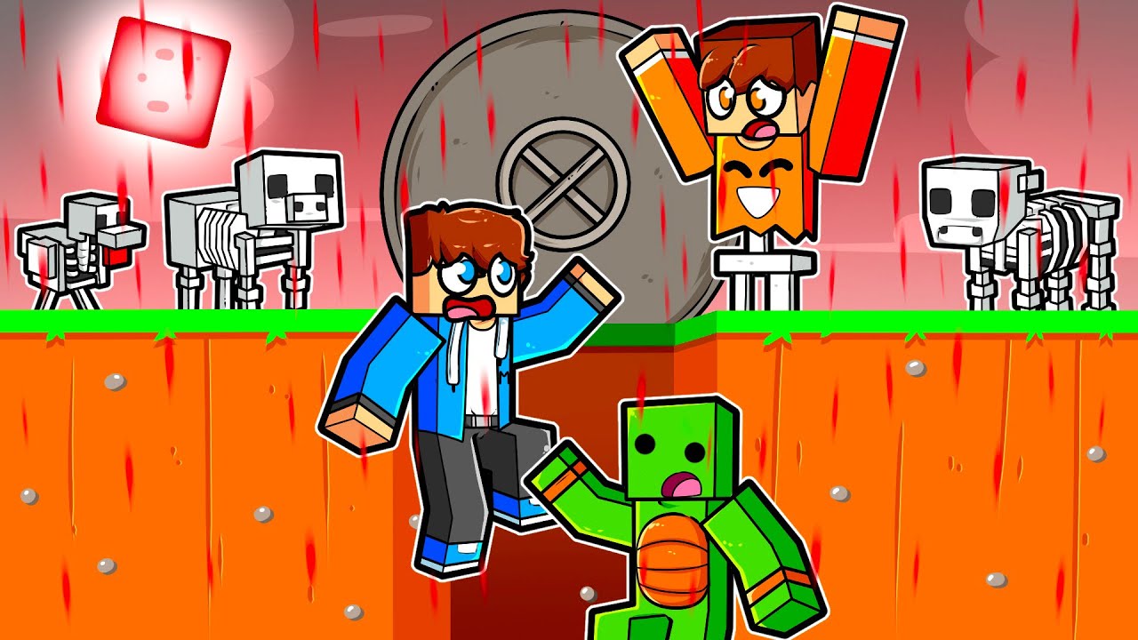 KRWAWY DESZCZ vs BUNKIER w Minecraft