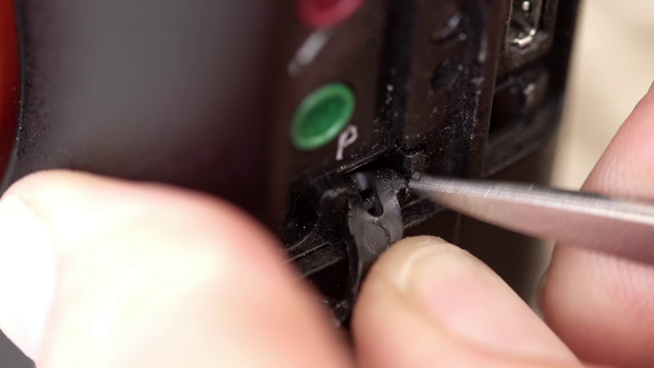 Remove side door hdmi mic cover from Sony A7R2 A7rii