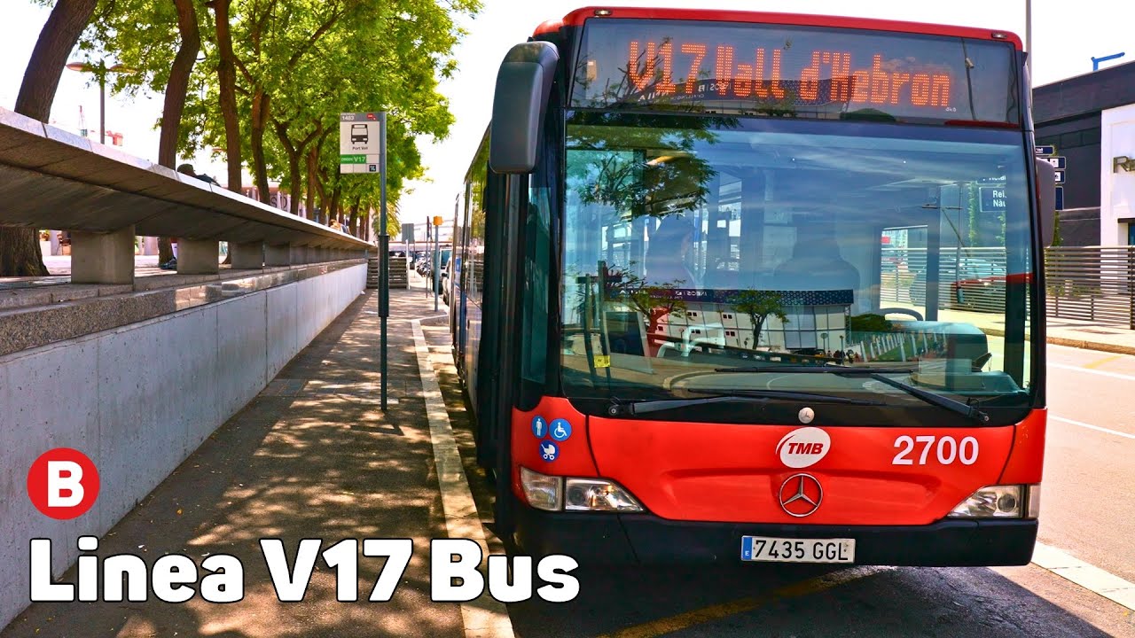 V17 Bus - Автобус из Барселоны - Полное путешествие