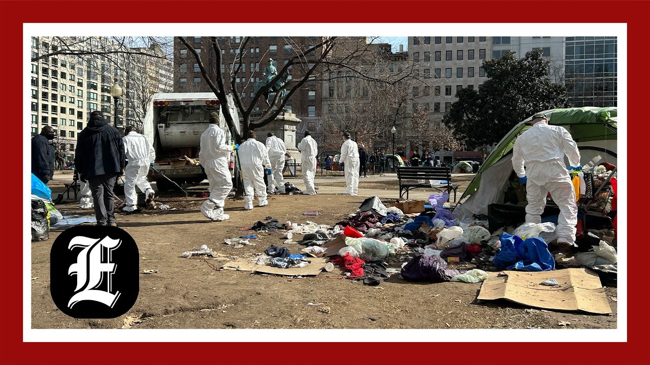 WATCH: Homeless encampment at Washington's McPherson Square cleared