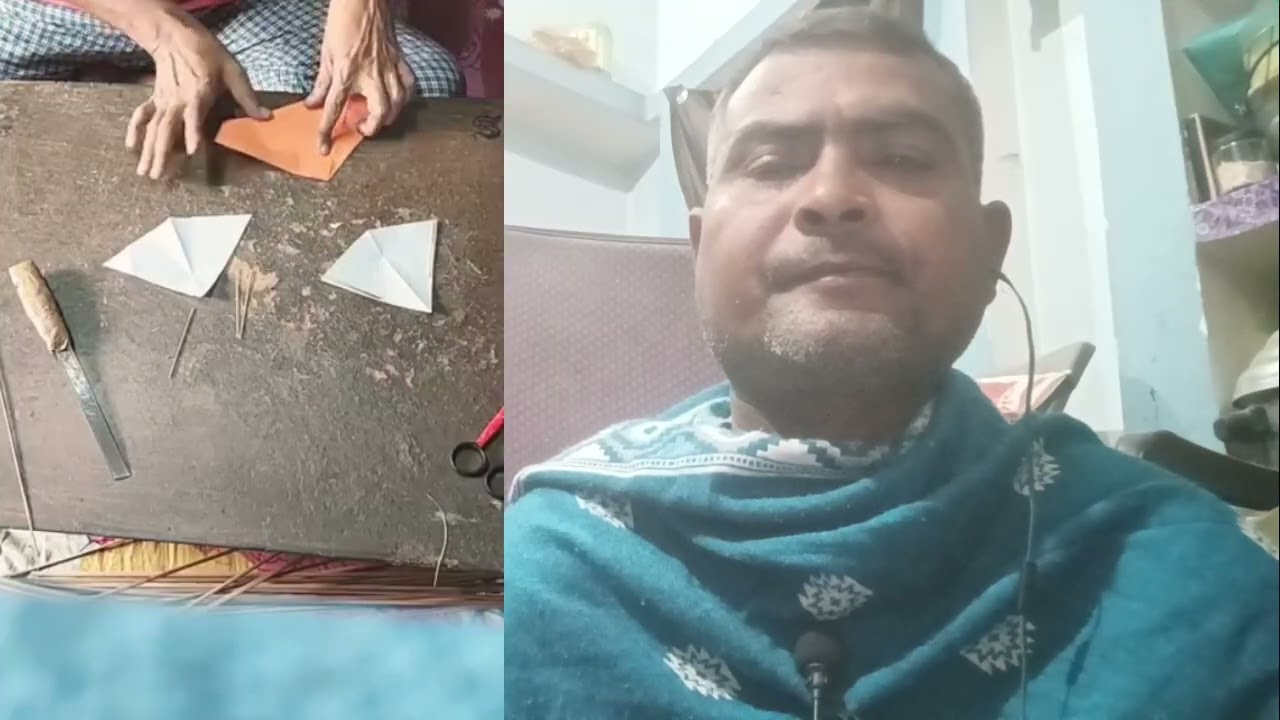 पतंग का पत्ता कैसे बनाये🪁|How to make a kite लीफ🪁|#kitelover #kite