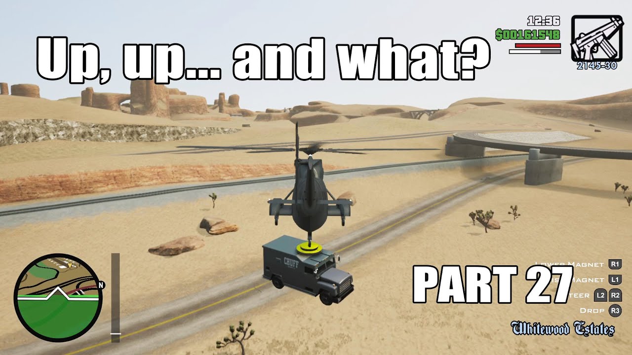 Obtaining the Security Card, UP, UP and Away, Cop Wheels - GTA SA Definitive Edition Walkthrough #27