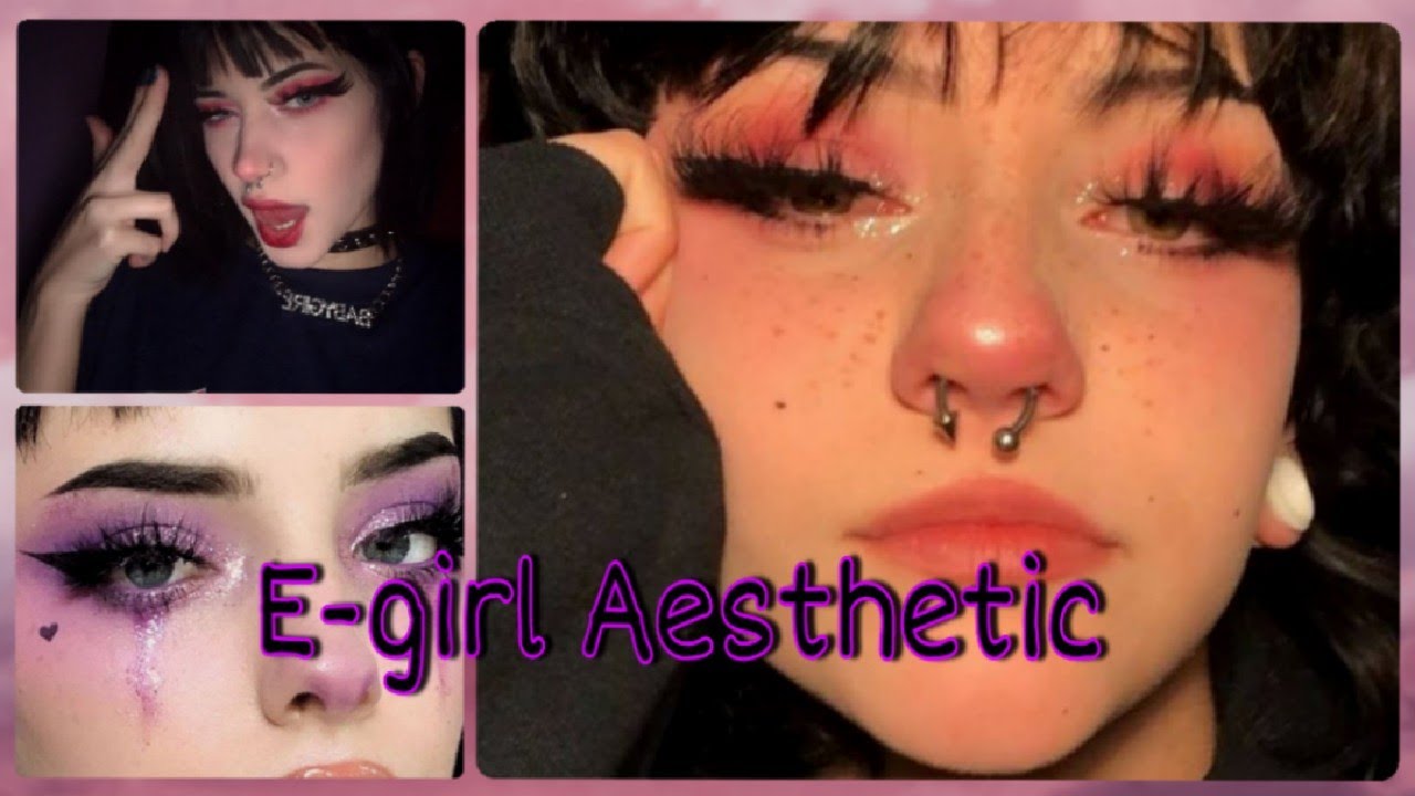 Makeup E-girl Aesthetic ideas 💖⛓️⚡| Tiktok Compilation