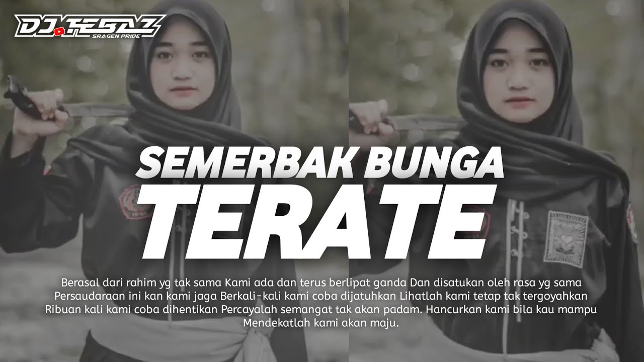 DJ Semerbak Harum Bunga Terate ku (Semerbak Bunga Terate) - Viral Tiktok Terbaru 2024 || DJ TEBAZ