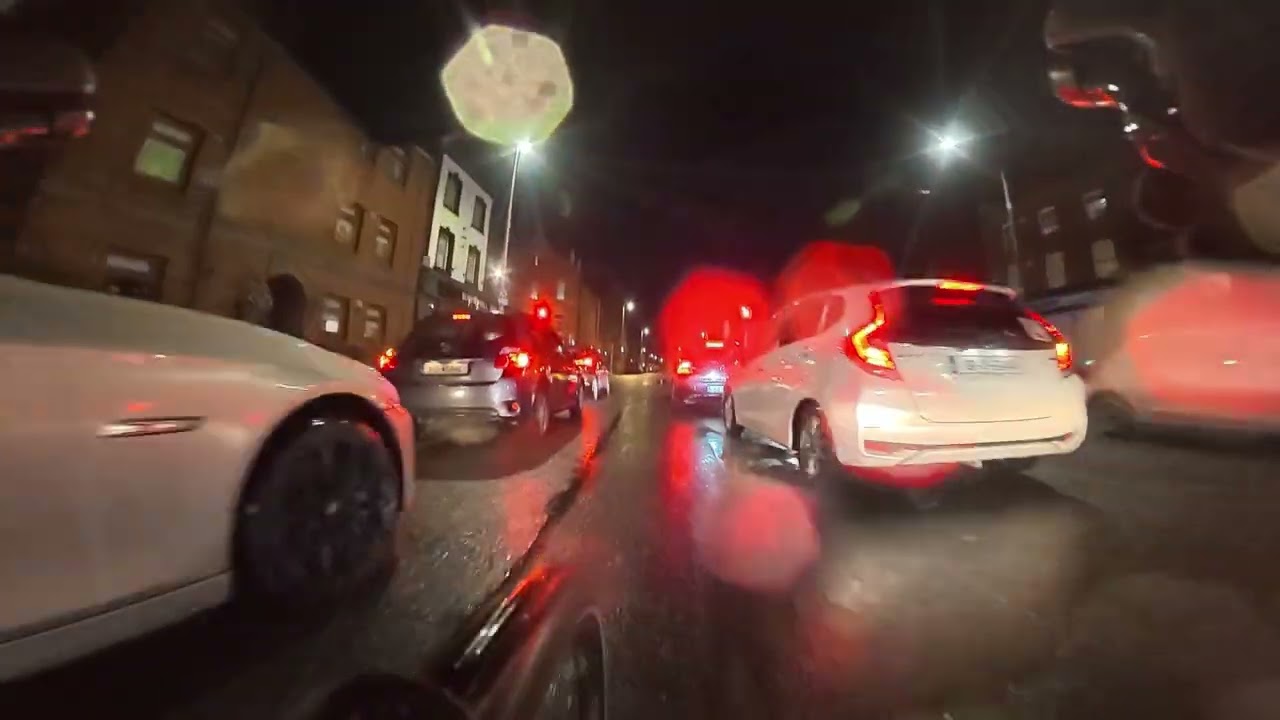 Ride home 16.1.26, nothing special, car blocking bike lane at 16:09.