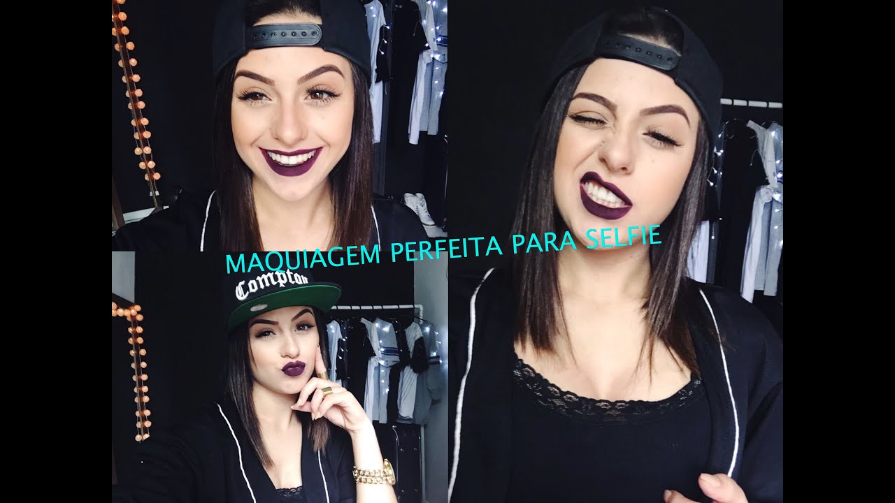 MAKE PERFEITA PARA #SELFIE  ♔ COM PRODUTOS NACIONAIS.